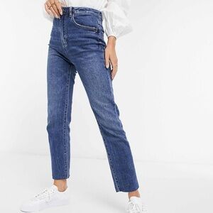 Stradivarius Mid-Wash Straight Leg Jeans